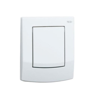 TECEnow Urinal. Панель смыва для писсуара с картриджем , белая с  антибактериальным покрытием