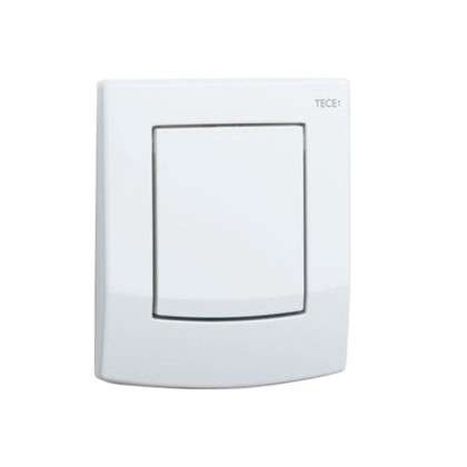 TECEnow Urinal. Панель смыва для писсуара с картриджем , белая с  антибактериальным покрытием