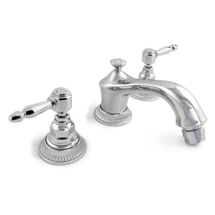 Nicolazzi Impero Смеситель для биде на 3 отверствия с донным клапаном, излив: 131 мм, цвет: хром