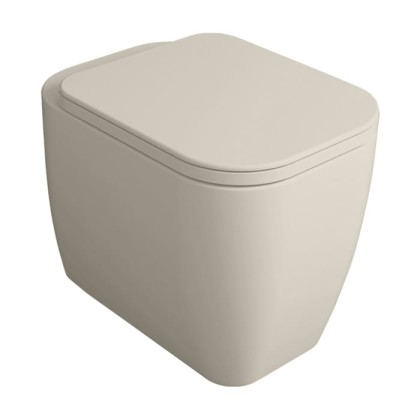 Simas Henges Унитаз напольный безободковый 38х55 см, цвет: sabbia matt