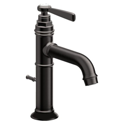 Axor Montreux Смеситель для раковины 100, на 1 отв., с донным клапано, цвет: шлифованный черный хром