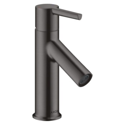 Axor Starck Смеситель для раковины 80, на 1 отв., с донным клапаном, цвет: шлифованный черный хром