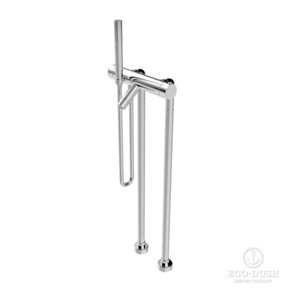 Stella Bamboo Напольный термостатический смеситель для ванны 3267TMCL306 с ручным душем, цвет: хром