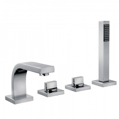 Смеситель для ванны Bongio Domino, цвет: хром