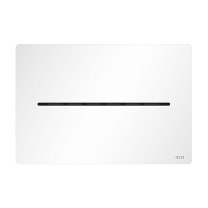 TECEsolid Металическая панель смыва для унитаза TECEsolid с бесконтактной активацией, батарея 12 В, белый матовый