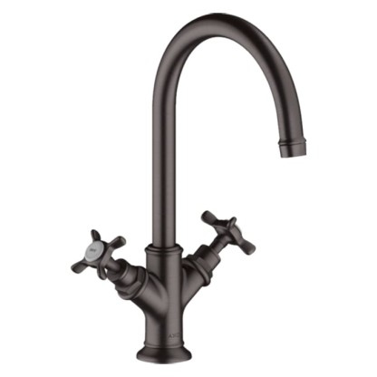 Axor Montreux Смеситель для раковины 210, на 1 отв., цвет: шлифованный черный хром