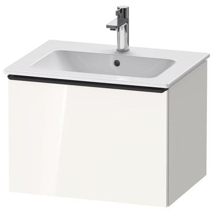Duravit D-Neo Тумбочка подвесная 61х44x46.2см., раковина, 1 ящик, цвет: белый высокоглянцевый