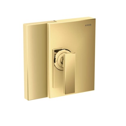 Axor Edge Смеситель для душа, встраиваемый, на 1 источник, внешняя часть, цвет: золото