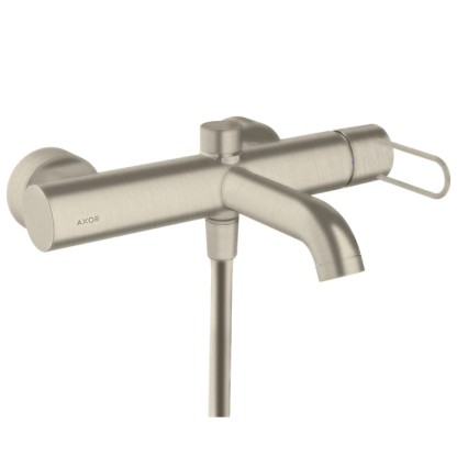 Axor Uno Смеситель для ванны, однорычажный, настенный, цвет: шлифованный никель