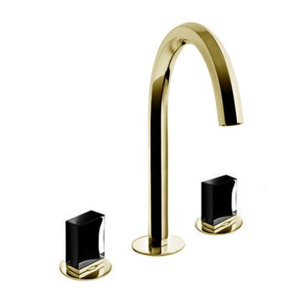 Fantini Venezia Смеситель для раковины, 3 отв., излив 17.5см., цвет: золото