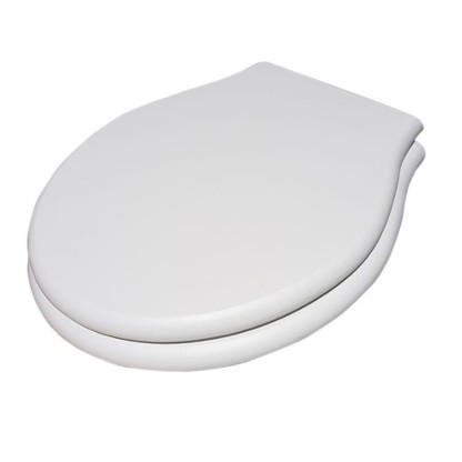 Globo Paestum Сиденье для унитазов деревянное,  с микролифтом, цвет: белый дуб/золото