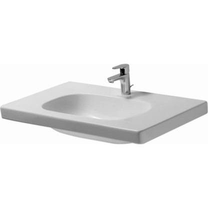 Duravit D-Code Раковина 85х48 см, 1 отв., медицинская, без перелива, цвет: белый