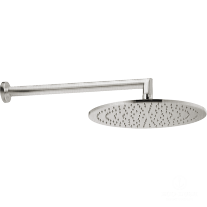 CISAL Shower Верхний душ D300 мм с настенным держателем L400 мм, цвет: никель матовый