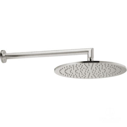 CISAL Shower Верхний душ D300 мм с настенным держателем L400 мм, цвет: никель матовый