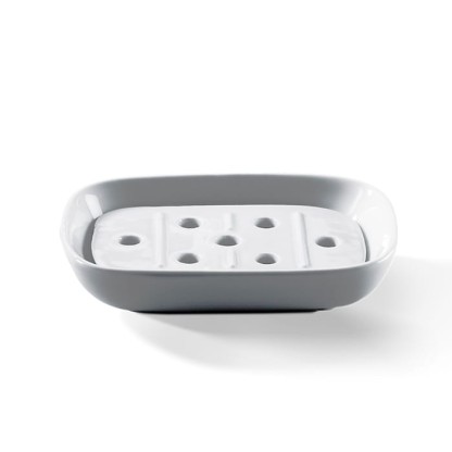 Decor Walther DW 504 Мыльница настольная, фарфор, цвет: белый