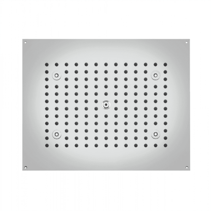 BOSSINI DREAM-RECTANGULAR Верхний душ 470 x 370 мм с 4 LED (белый), блок питания/управления, цвет: хром