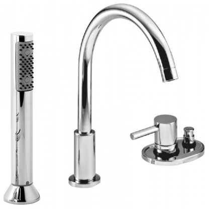 Смеситель для ванны Bongio T Mix, цвет: хром