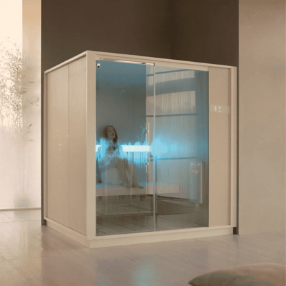 Effegibi One H Filo Сауна 214x171х217см, в нишу, цвет: White Cloud