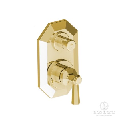Stella Eccelsa Встраиваемый смеситель для ванны/душа 3254MC P.V. с авт.переключателем, цвет: золото 24К
