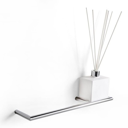 3SC Guy Полотенцедержатель и ароматический диффузор, 40см., справа, подвесной, композит Solid Surface, цвет: белый матовый/хром
