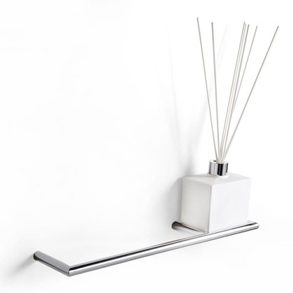 3SC Guy Полотенцедержатель и ароматический диффузор, 40см., справа, подвесной, композит Solid Surface, цвет: белый матовый/хром