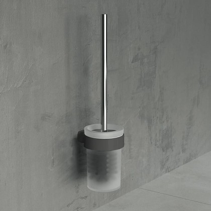 Novellini Giada Ершик для унитаза, цвет: черный матовый