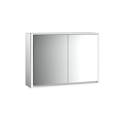 Emco Loft Зеркальный шкаф 100см., с подсветкой LED навесная модель, 2-дверки зеркальная задняя стенка