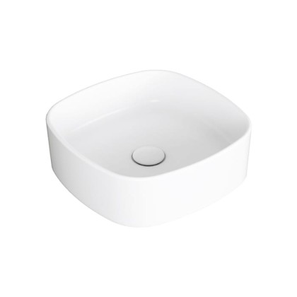 SIMAS Folio Раковина квадратная накладная 40x40x13 см, без отв под смеситель, цвет: белый