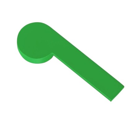 Gattoni Color Накладка на ручку смесителя для ванны, цвет: Verde