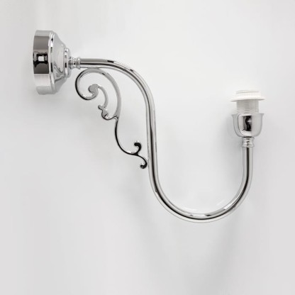 Devon&Devon Кронштейн для светильника цвет: никель блестящий, абажур на выбор