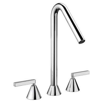 Nicolazzi Flag Смеситель для раковины, на 3 отв, h: 17см., цвет: хром