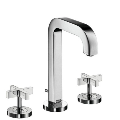 Axor Citterio Смеситель для раковины на 3 отверстия, ручки крестиком, цвет: хром