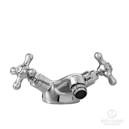 Stella Roma Смеситель для биде на 1 отверстие 3604, с донным клапаном, цвет: хром