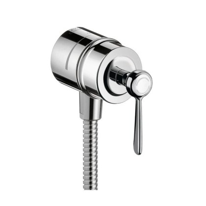 Axor Montreux, Шланговое подсоединение Fixfit Stop, с рычаговой рукояткой, цвет: хром