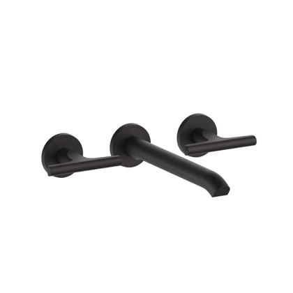 Fantini Sailing Смеситель для раковины, настенный, цвет: Deep Black PVD