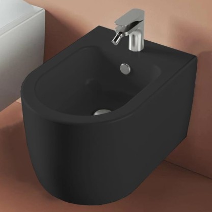 Artceram Monet Биде подвесное 36х52см., 1 отв., цвет: черный матовый