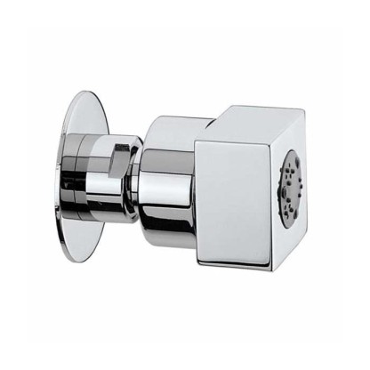 Bossini Cubic Mas Форсунка для душа, боковая, поворотная, цвет: хром