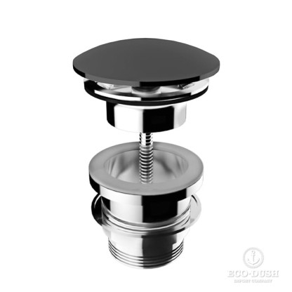 Stella Completamenti Донный клапан для раковин без перелива, цвет: антрацит PVD