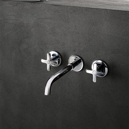 Fantini Icona Classic Смеситель для раковины, настенный, цвет: хром