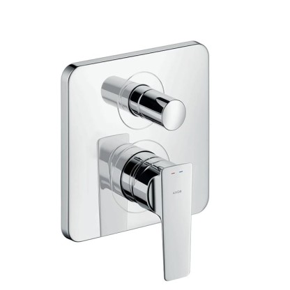 Axor Citterio E Встраиваемый смеситель для ванны однорычажный, внешняя часть, цвет: хром