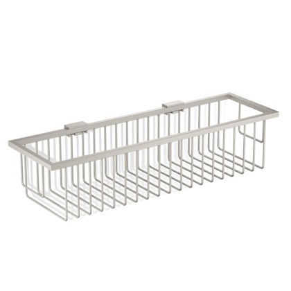 Decor Walther WA WND2 Корзина универсальная 40x12.5x9см для душа, подвесная, цвет: никель сатинированный