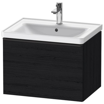 Duravit D-Neo Тумбочка подвесная 63х44x45.2см., раковина, 1 ящик, цвет: Black Oak