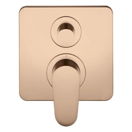 Axor Citterio M Смеситель для ванны, встраиваемый, с переключателем потоков, цвет: красное золото