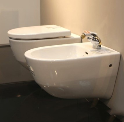 Laufen Pro Биде подвесное 53x36x33.5(43)см, с 1 отв., боковые отверстия для подвода воды, цвет: белый