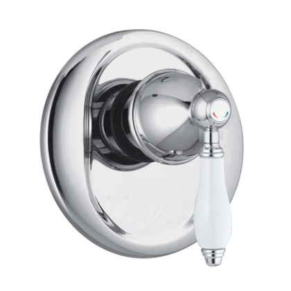 Fima Carlo Frattini Herend F5409X1CR Однорычажный смеситель для ванны и душа, на 1 источник, встраиваемый, цвет: хром