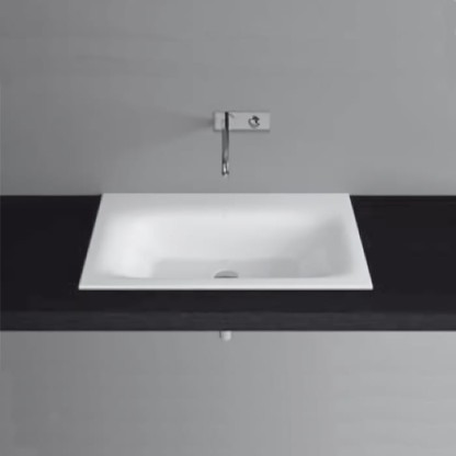 Bette Lux Раковина 80х49.5х12 см, без отв., сталь, цвет: белый