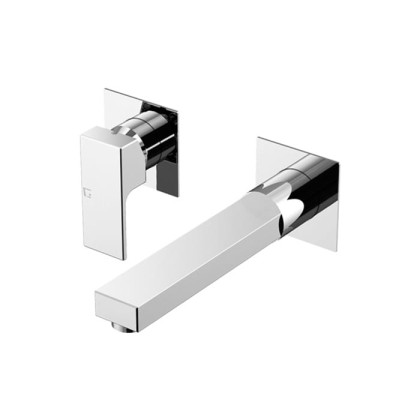 Gattoni Kubik Смеситель встраиваемый, с внутренней частью G-BOX, излив 202 мм, цвет: хром