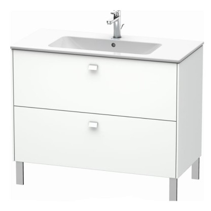 Duravit  Brioso Тумба напольная 102х47.9х68.3см, с раковиной, с 2 выдвижными ящиками, цвет: белый матовый