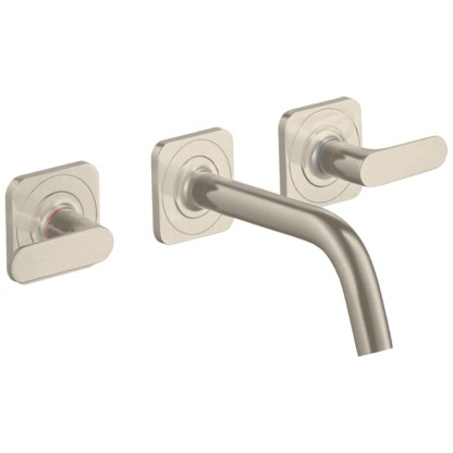 Axor Citterio M Смеситель для раковины, встраиваемый, излив: 16.6см., цвет: шлифованный никель