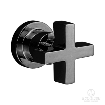 CISAL Barcelona Запорный вентиль 3/4", цвет: черный матовый